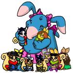 A barbecue party; Actual size=240 pixels wide